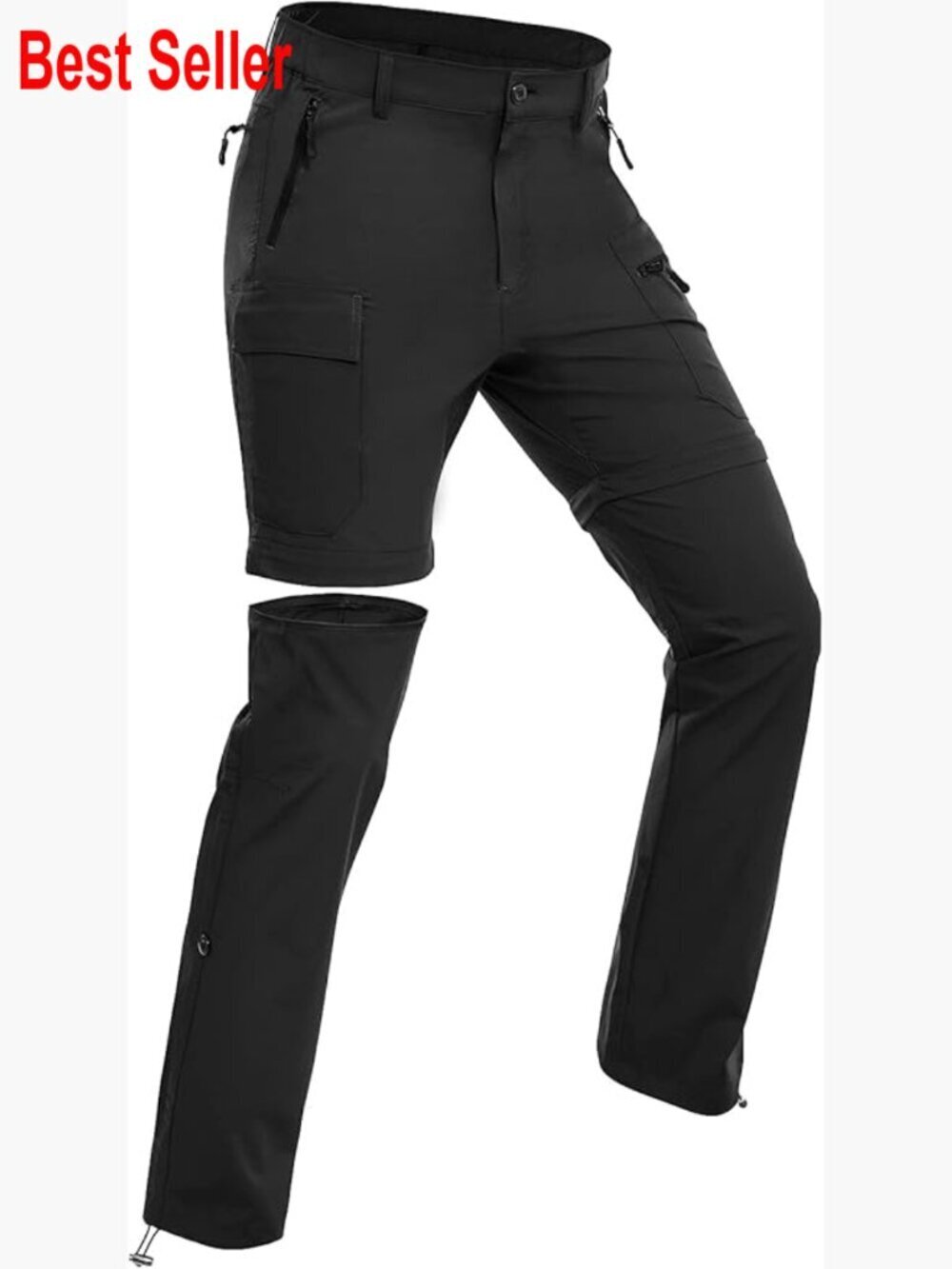 Women's Convertible Zip-Off Quick-Dry Hiking Pants, 85% Nylon 15% Spandex